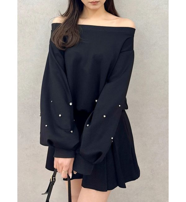 dazzlin「【20周年記念復刻！/セットアップ対応】ボックスプリーツカットミニスカート」|スカート|