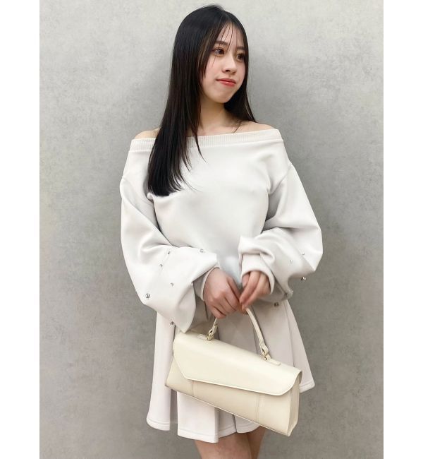 dazzlin「【20周年記念復刻！/セットアップ対応】ボックスプリーツカットミニスカート」|スカート|