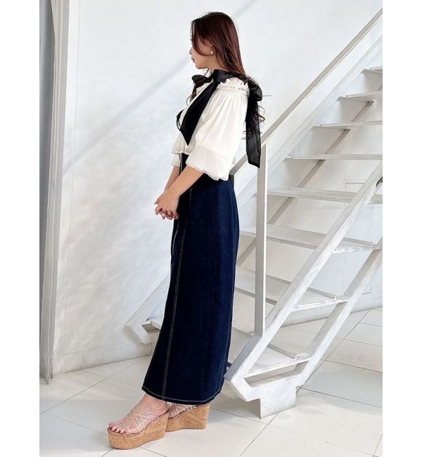 MERCURYDUO「ショルダーリボンオフショルブラウス」|シャツ・ブラウス|