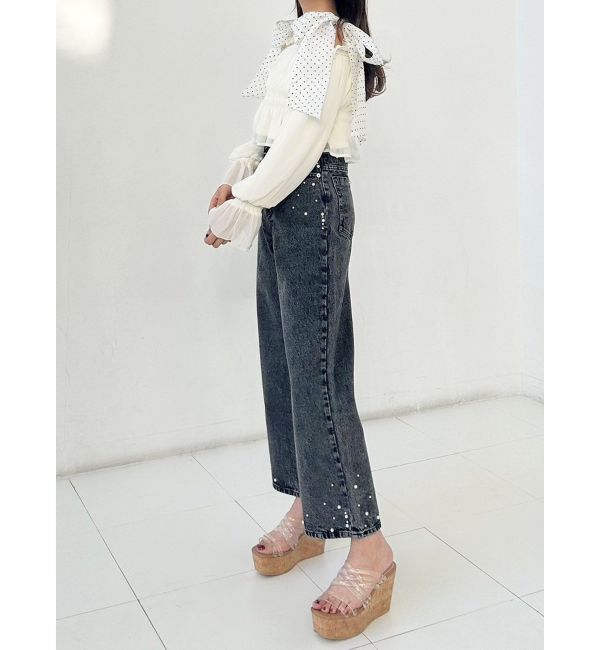 MERCURYDUO「ショルダーリボンオフショルブラウス」|シャツ・ブラウス|