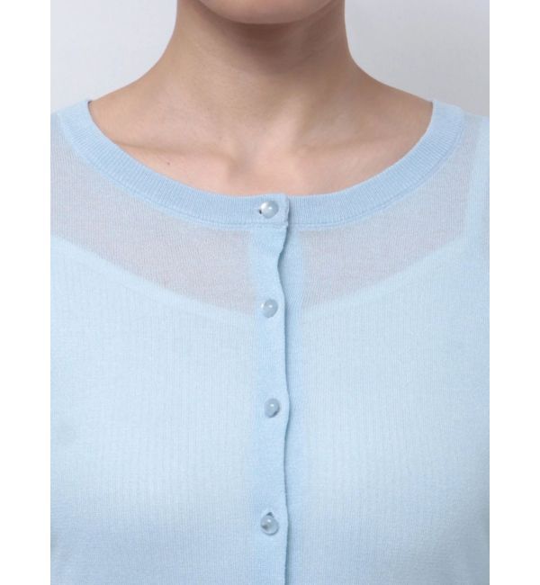 MERCURYDUO「2WAYシアーコンパクトカーディガン」|カーディガン|
