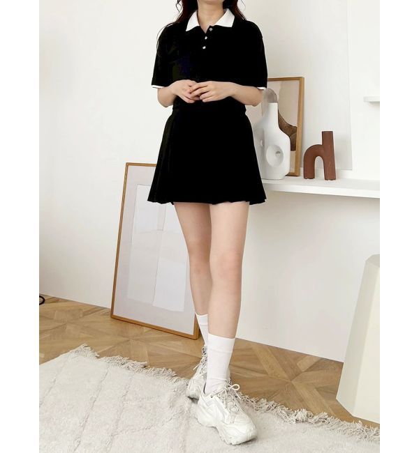 MERCURYDUO「プリーツミニスカパン」|スカート|