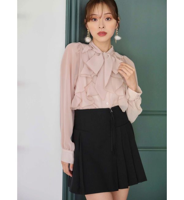 MERCURYDUO「プリーツミニスカパン」|スカート|