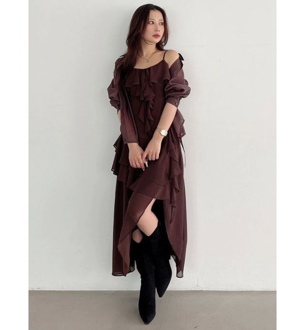 MERCURYDUO「ガーターデザインシャツ」|シャツ・ブラウス|