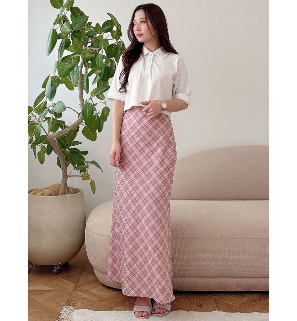 MERCURYDUO「バイアスナロースカート」|スカート|