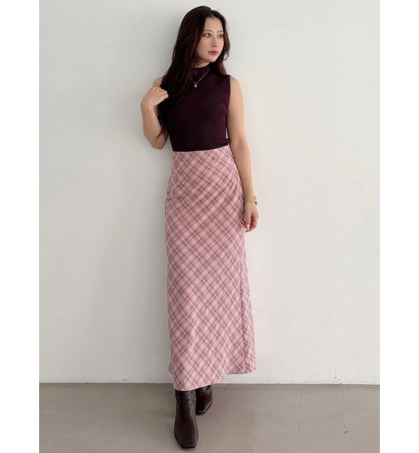 MERCURYDUO「バイアスナロースカート」|スカート|