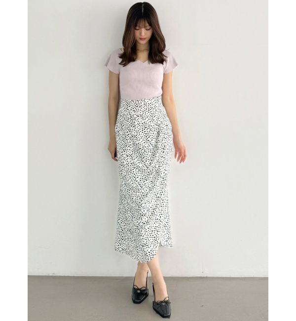 MERCURYDUO「【WEB限定カラーあり】アシメタックナロースカート」|スカート|