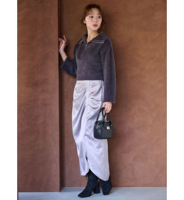 MERCURYDUO「【WEB限定カラーあり】アシメタックナロースカート」|スカート|