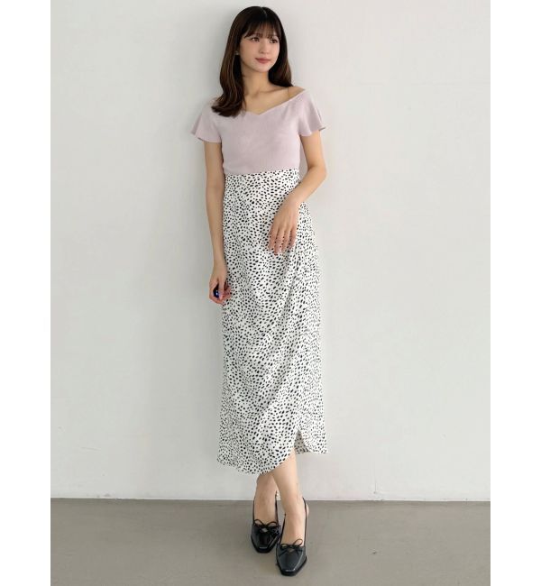 MERCURYDUO「【WEB限定カラーあり】アシメタックナロースカート」|スカート|