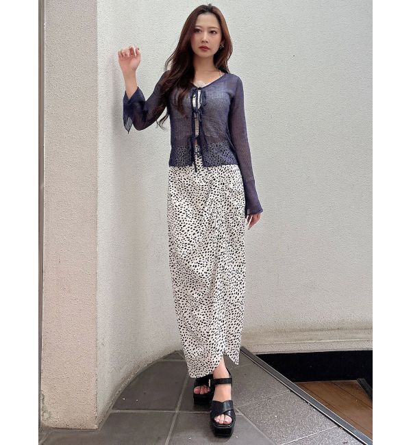 MERCURYDUO「【WEB限定カラーあり】アシメタックナロースカート」|スカート|