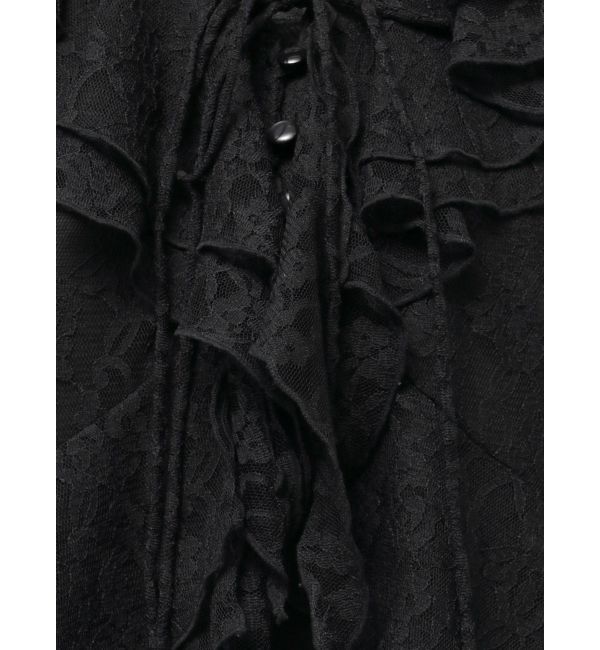 MERCURYDUO「シアーラッフルダブルリボンブラウス」|シャツ・ブラウス|