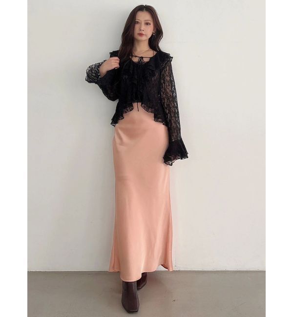 MERCURYDUO「シアーラッフルダブルリボンブラウス」|シャツ・ブラウス|