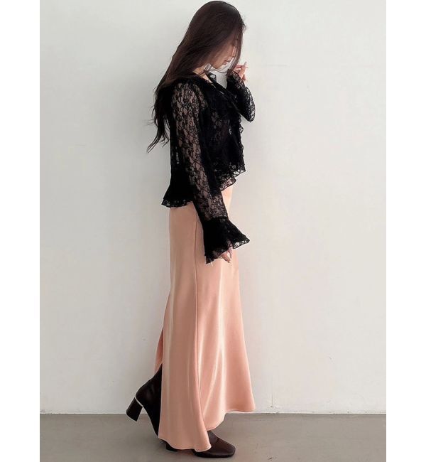 MERCURYDUO「シアーラッフルダブルリボンブラウス」|シャツ・ブラウス|