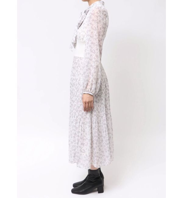 MERCURYDUO「ウエストリブプリーツワンピース」|ワンピース|