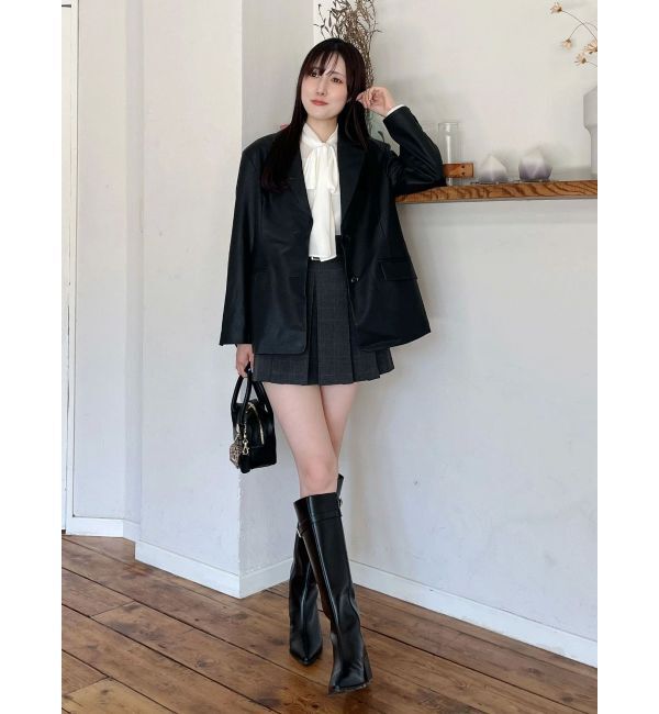 MERCURYDUO「ポイントレースボウタイブラウス」|シャツ・ブラウス|