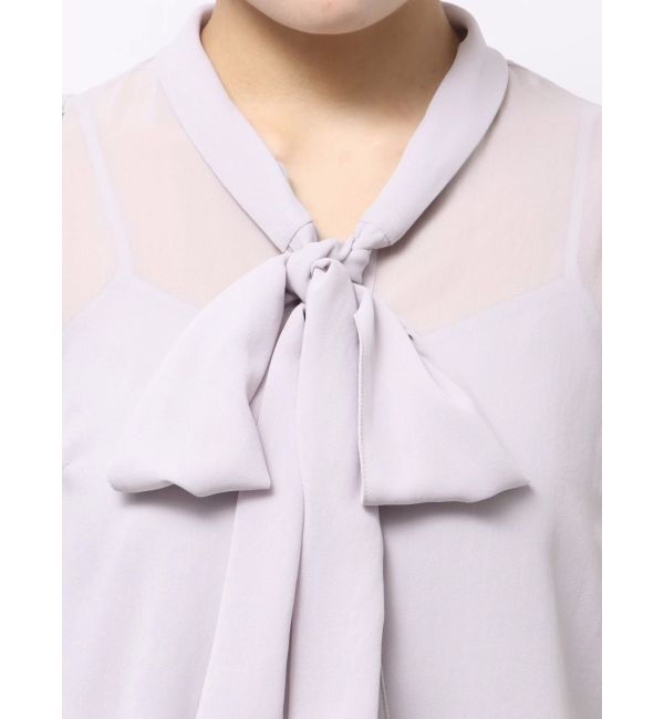 MERCURYDUO「ポイントレースボウタイブラウス」|シャツ・ブラウス|