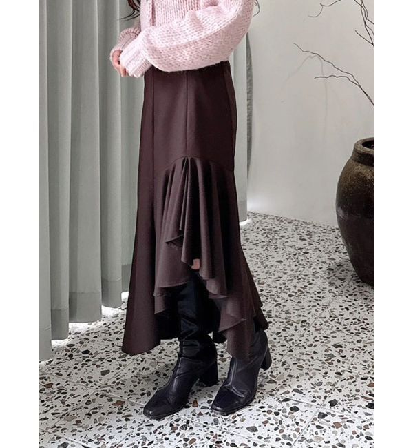 MERCURYDUO「アシメマーメイドスカート」|スカート|