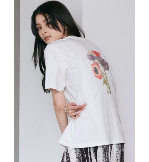 MURUA「Beautiful flower Tシャツ【WEB限定】」|Tシャツ・カットソー|