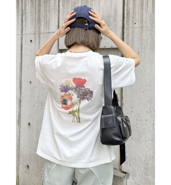 MURUA「Beautiful flower Tシャツ【WEB限定】」|Tシャツ・カットソー|