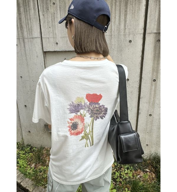 MURUA「Beautiful flower Tシャツ【WEB限定】」|Tシャツ・カットソー|