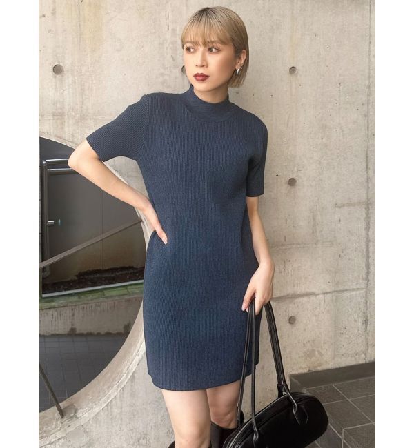 MURUA「ハーフスリーブフィットミニワンピース」|ワンピース|