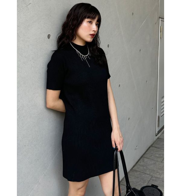 MURUA「ハーフスリーブフィットミニワンピース」|ワンピース|