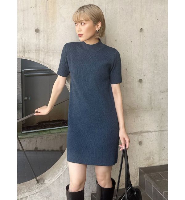 MURUA「ハーフスリーブフィットミニワンピース」|ワンピース|