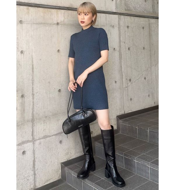 MURUA「ハーフスリーブフィットミニワンピース」|ワンピース|