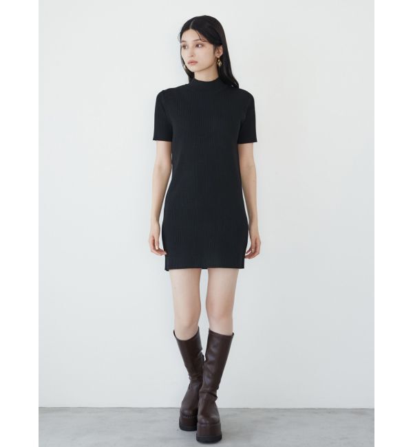 MURUA「ハーフスリーブフィットミニワンピース」|ワンピース|