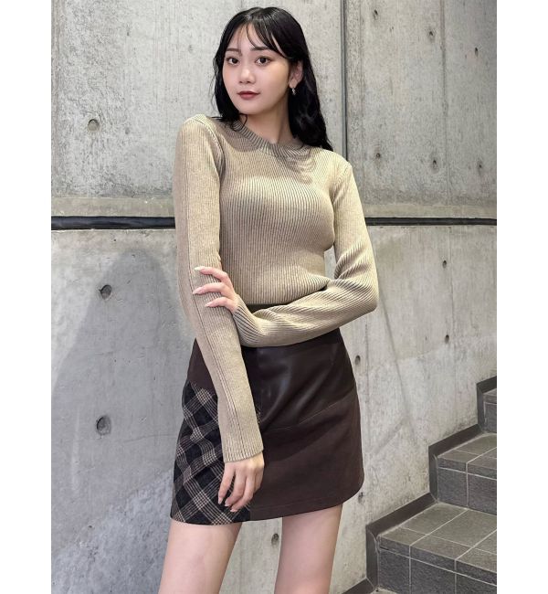 MURUA「ヴィンテージライクパッチワークミニスカート」|スカート|