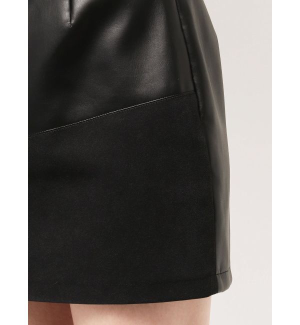 MURUA「ヴィンテージライクパッチワークミニスカート」|スカート|