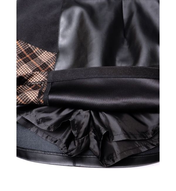 MURUA「ヴィンテージライクパッチワークミニスカート」|スカート|