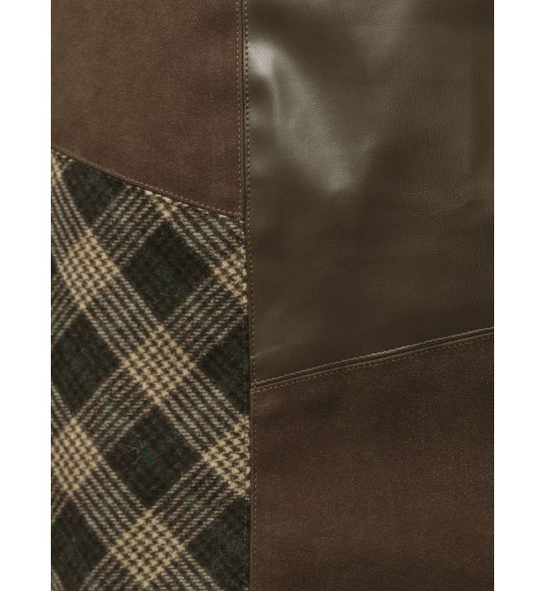 MURUA「ヴィンテージライクパッチワークミニスカート」|スカート|