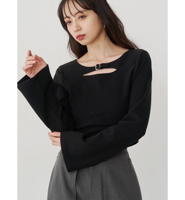 MURUA「2WAYカットソー」|Tシャツ・カットソー|ブラック