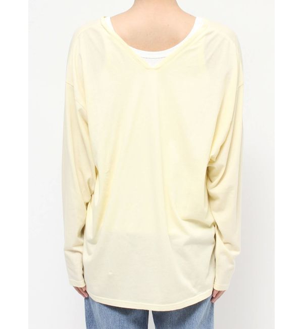 Ungrid「ハイツイストＶネックロングスリーブTee」|Tシャツ・カットソー|