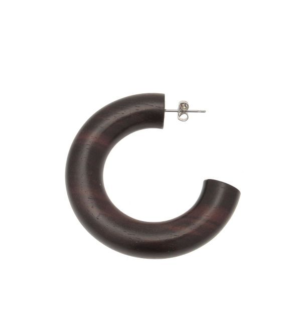 Ungrid「ウッドフープピアス」|その他|