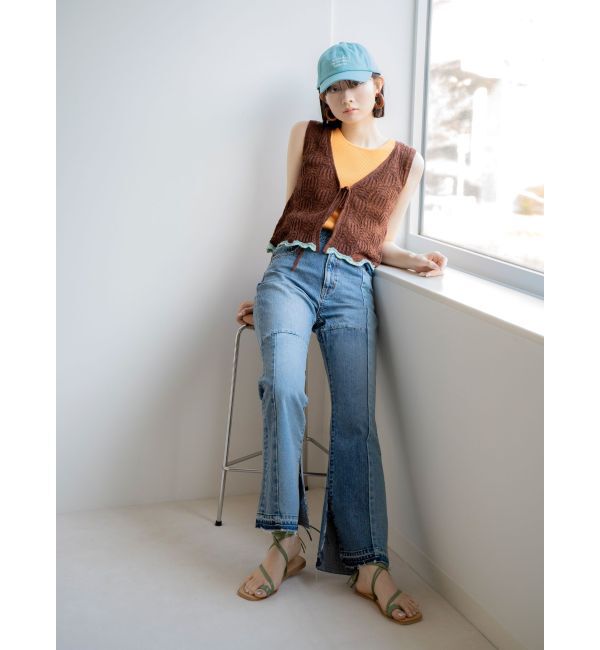 Ungrid「ウッドフープピアス」|その他|