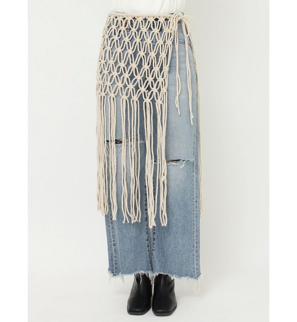 Ungrid「マクラメフリンジスカート」|スカート|