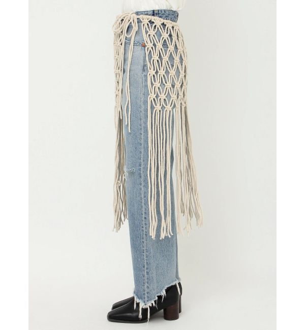 Ungrid「マクラメフリンジスカート」|スカート|