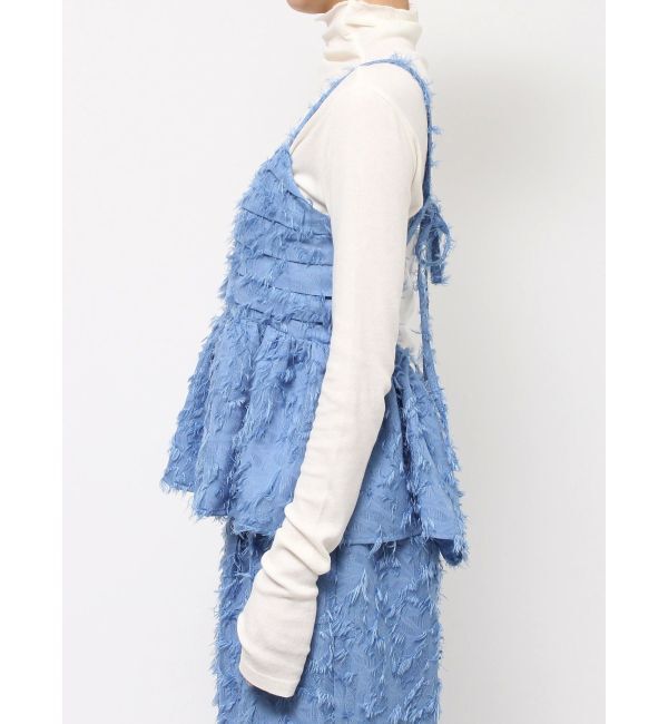 Ungrid「タックデザインジャカードキャミ」|キャミソール|