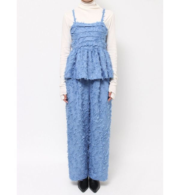 Ungrid「タックデザインジャカードキャミ」|キャミソール|