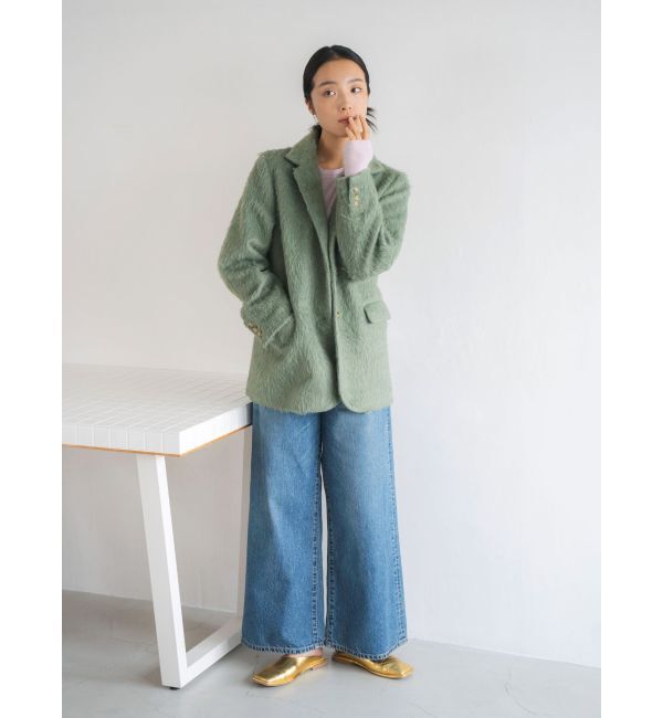 Ungrid「起毛ルーズジャケット」|テーラードジャケット|