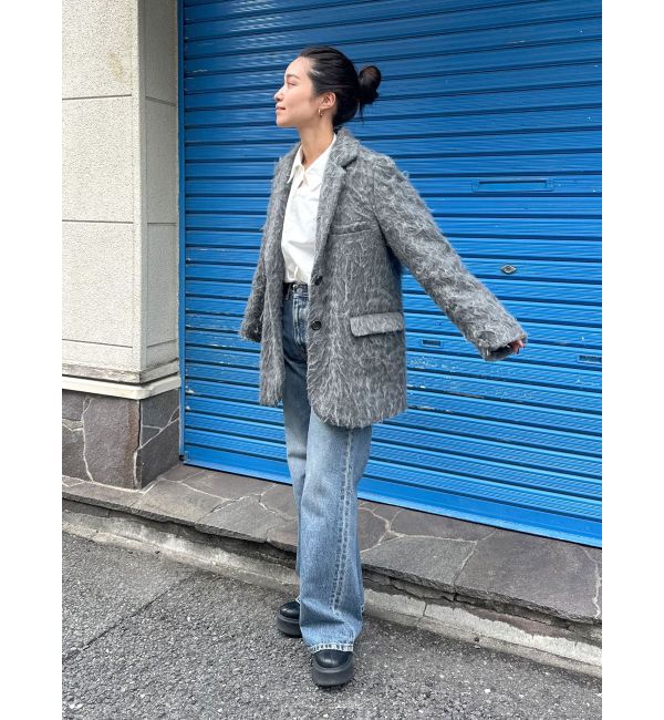 Ungrid「起毛ルーズジャケット」|テーラードジャケット|