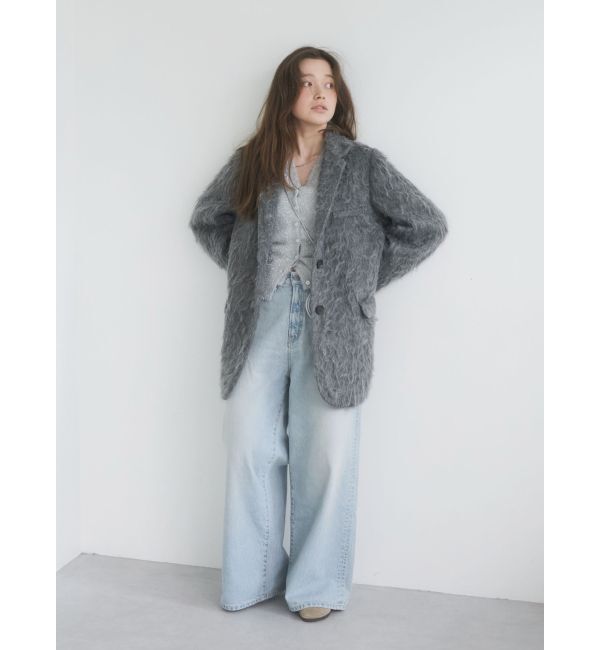 Ungrid「起毛ルーズジャケット」|テーラードジャケット|