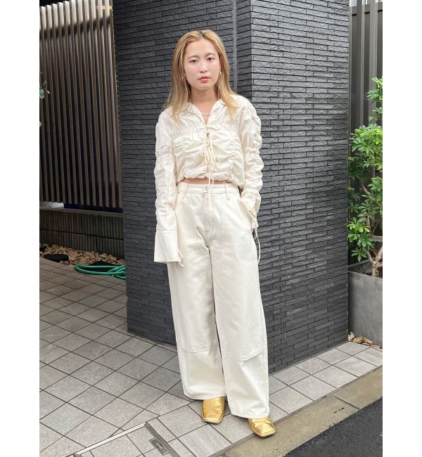 Ungrid「シャーリングデザインブラウス」|シャツ・ブラウス|