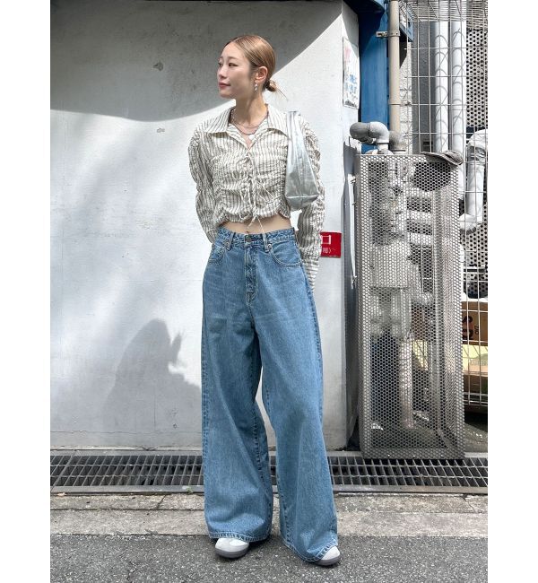 Ungrid「シャーリングデザインブラウス」|シャツ・ブラウス|