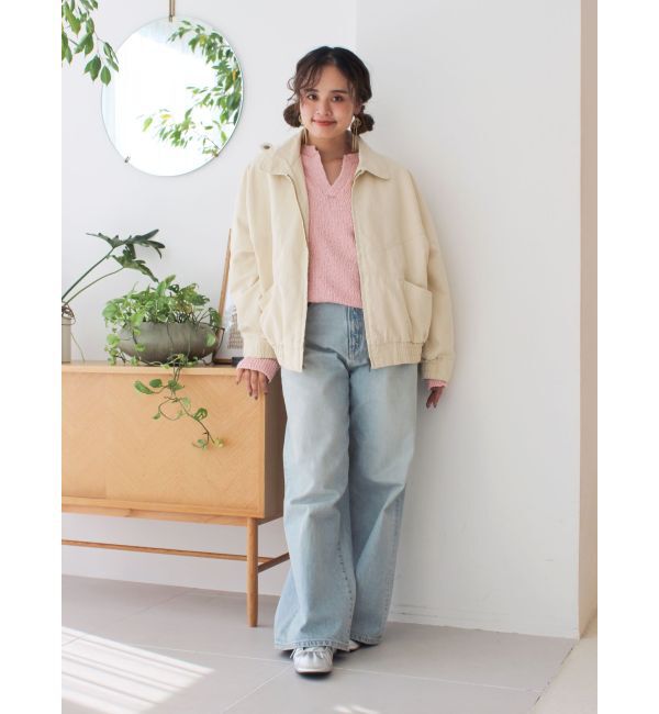 Ungrid「ヴィンテージルーズワイドデニム」|デニム|