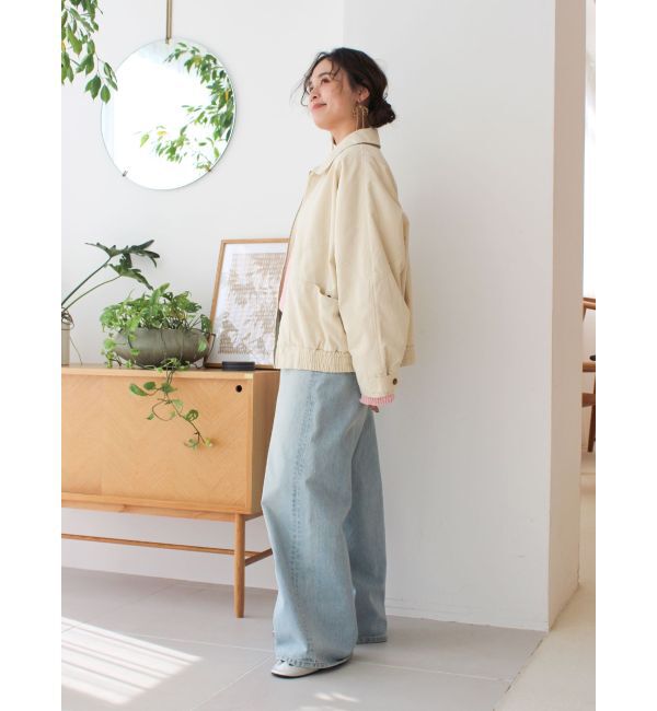 Ungrid「ヴィンテージルーズワイドデニム」|デニム|