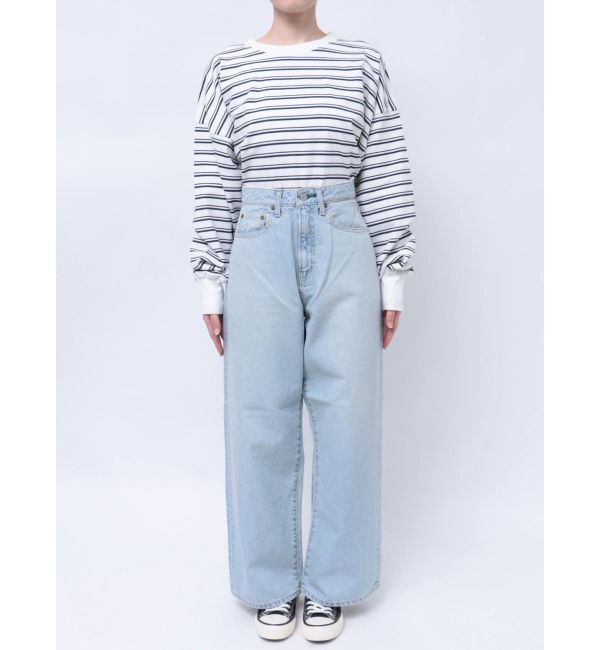 Ungrid「ヴィンテージルーズワイドデニム」|デニム|