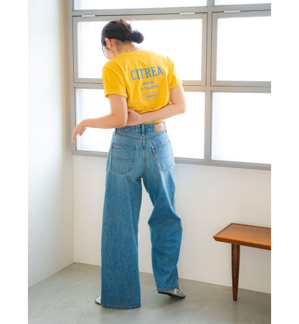 Ungrid「ヴィンテージルーズワイドデニム」|デニム|